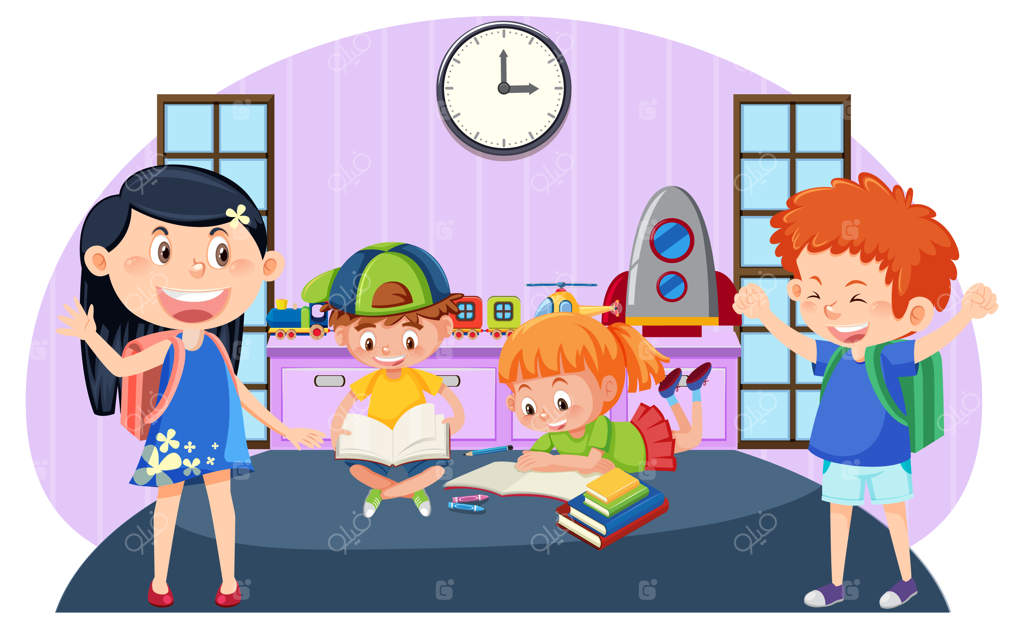 دانش‌آموز در کلاس درس مشغول تحصیل است