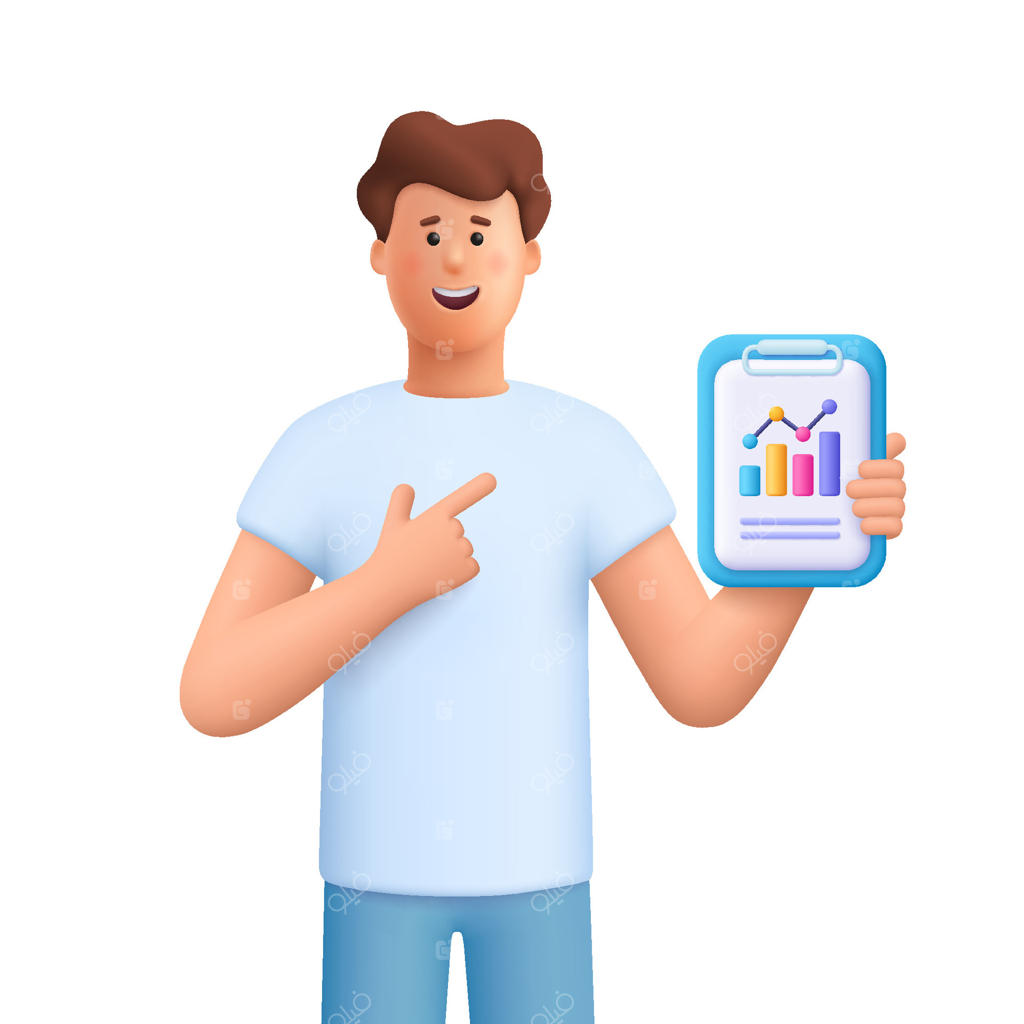 شخصی در حال نگه‌داشتن چارت روی تخته‌شاسی