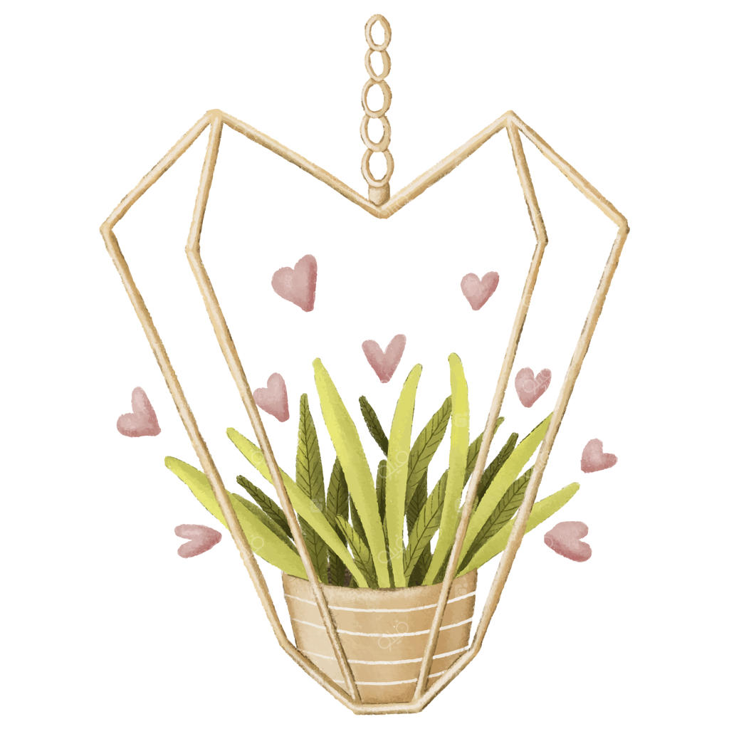 طرح جذاب گیاه ولنتاین