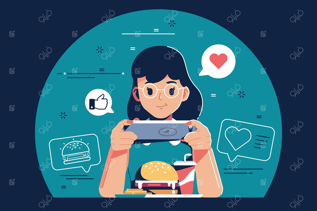 تصویرسازی عکاسی غذا