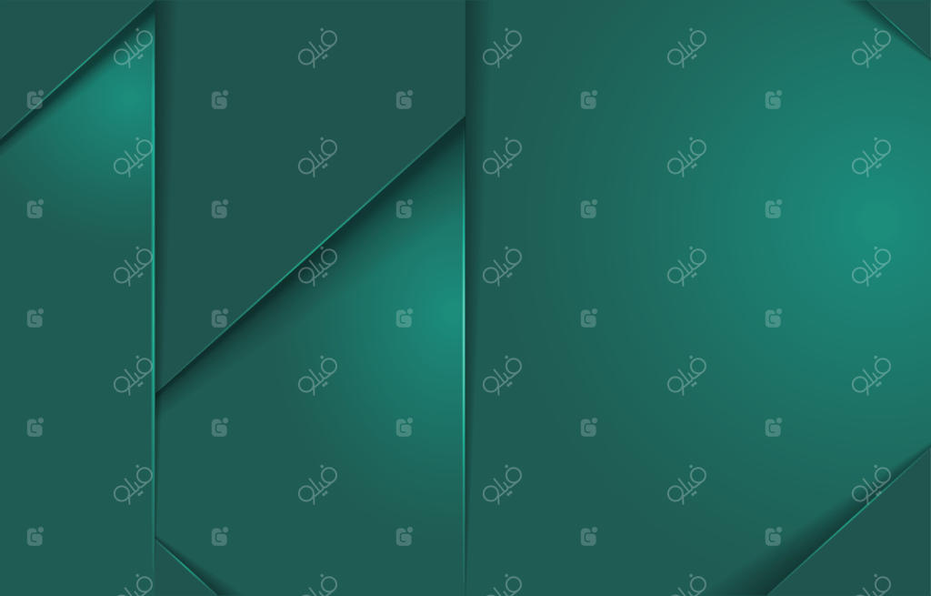 پس‌زمینه هندسی انتزاعی سبز