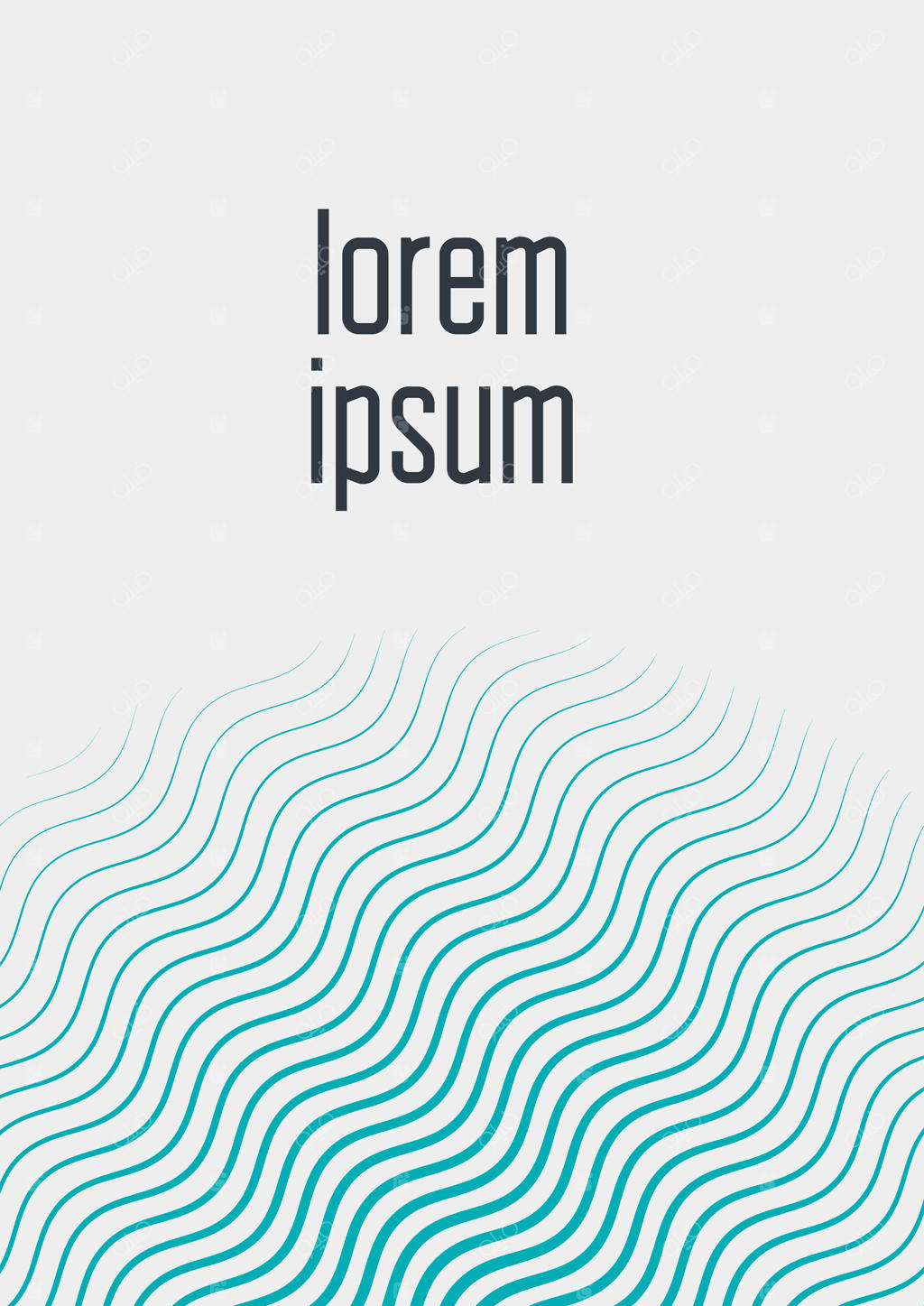 مجموعه قالب جلد مینیمال با طرح گرادینت