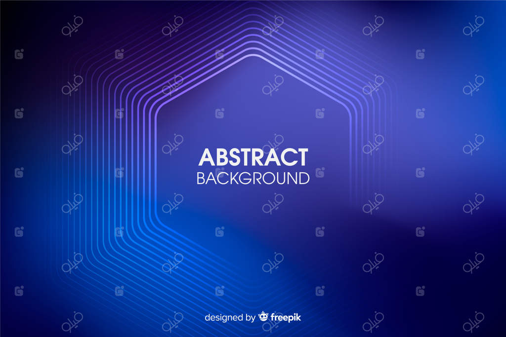 پس‌زمینه خطوط نور نئون انتزاعی