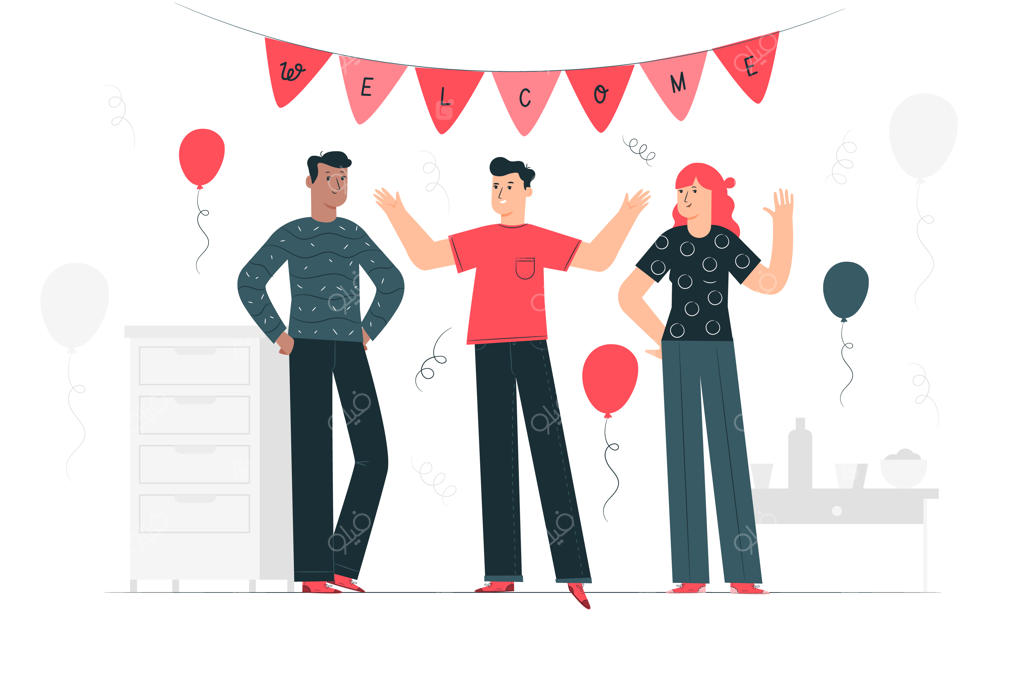 مفهوم خوش‌آمدگویی به تصویر کشیده شد