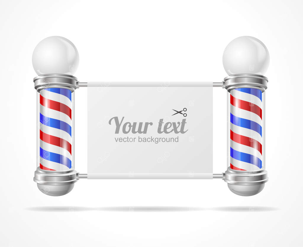 تیرک آرایشگاه، محلی برای نوشته شما.