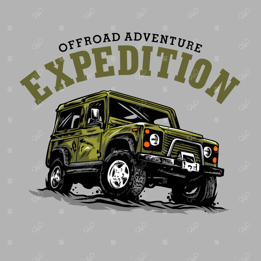 تصویرسازی گرافیکی از ماجراجویی آفرود