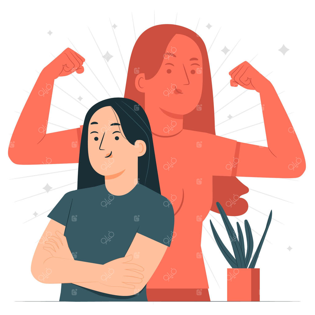 تصویرسازی مفهوم اعتماد به نفس