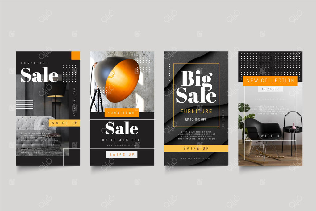 استوری‌های اینستاگرام: فروش ویژه مبلمان