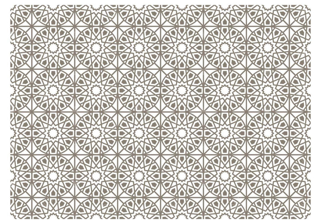 الگوی وکتور اسلامی خاکستری