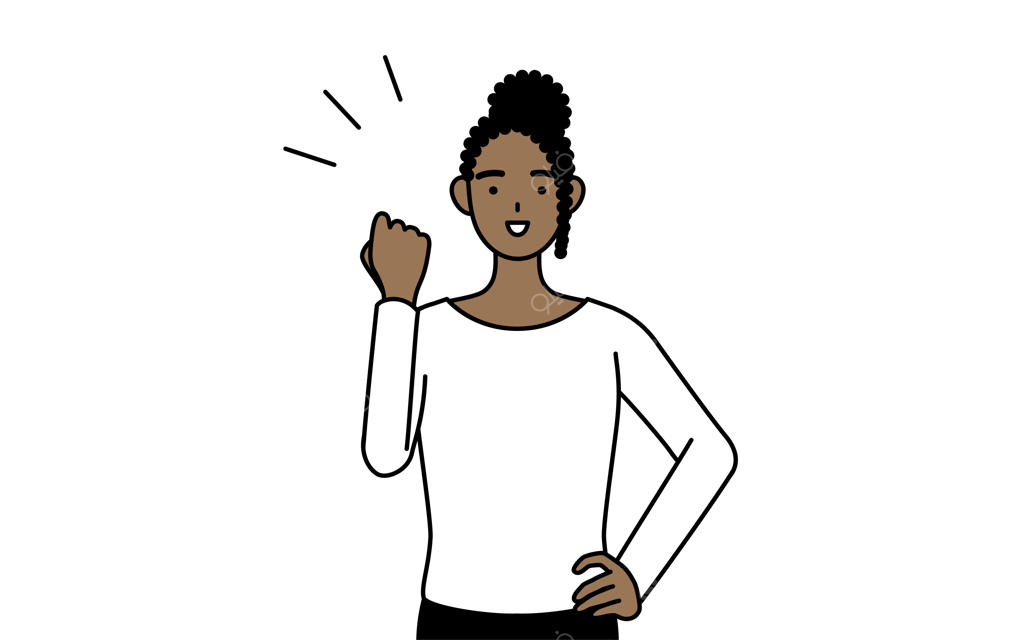 ژست زن آفریقایی-آمریکایی با امعا و احشا