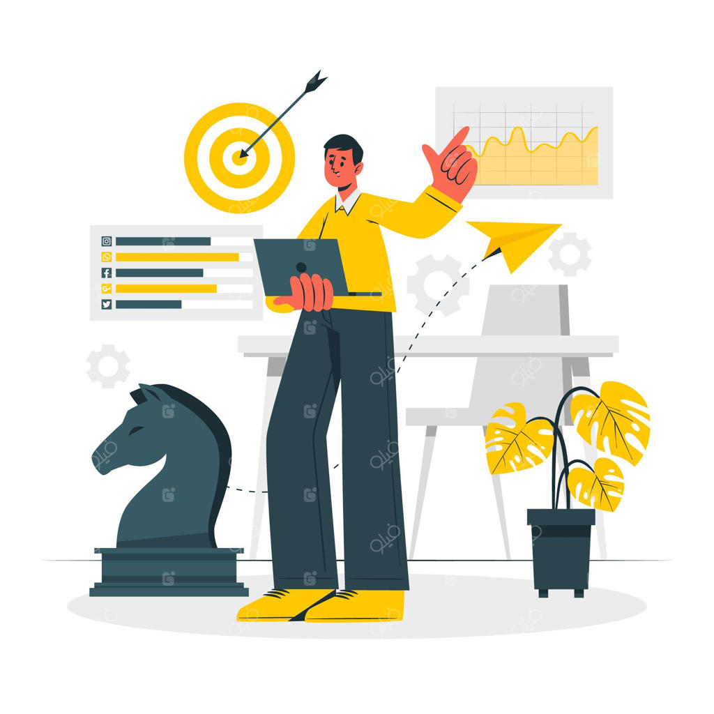 تصویرسازی مفهوم استراتژی اجتماعی