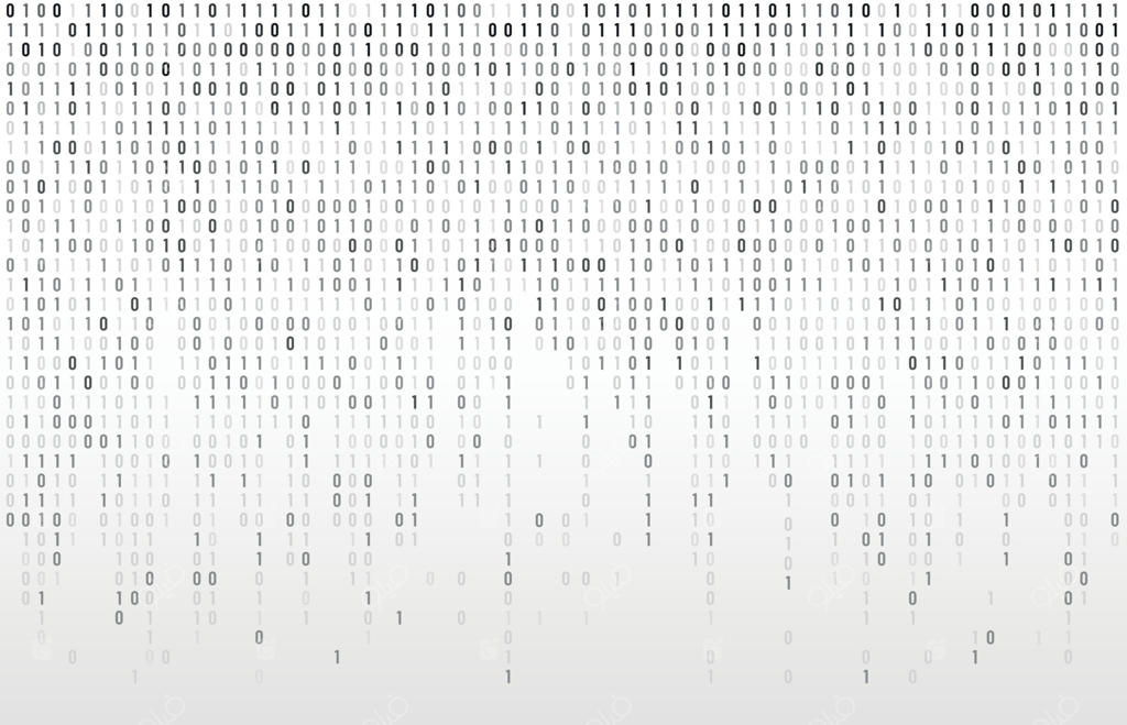 کد باینری دیجیتال: جریان اعداد در حال سقوط، کدنویسی، و تصویر زمینه داده‌های ماتریس کامپیوتر