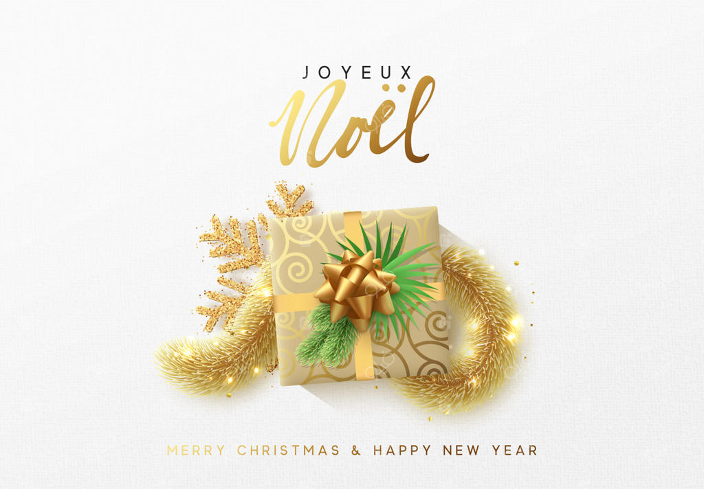 جعبه‌های هدیه و سورپرایز طراحی دکوراسیون کریسمس و سال نو. تصویر وکتور