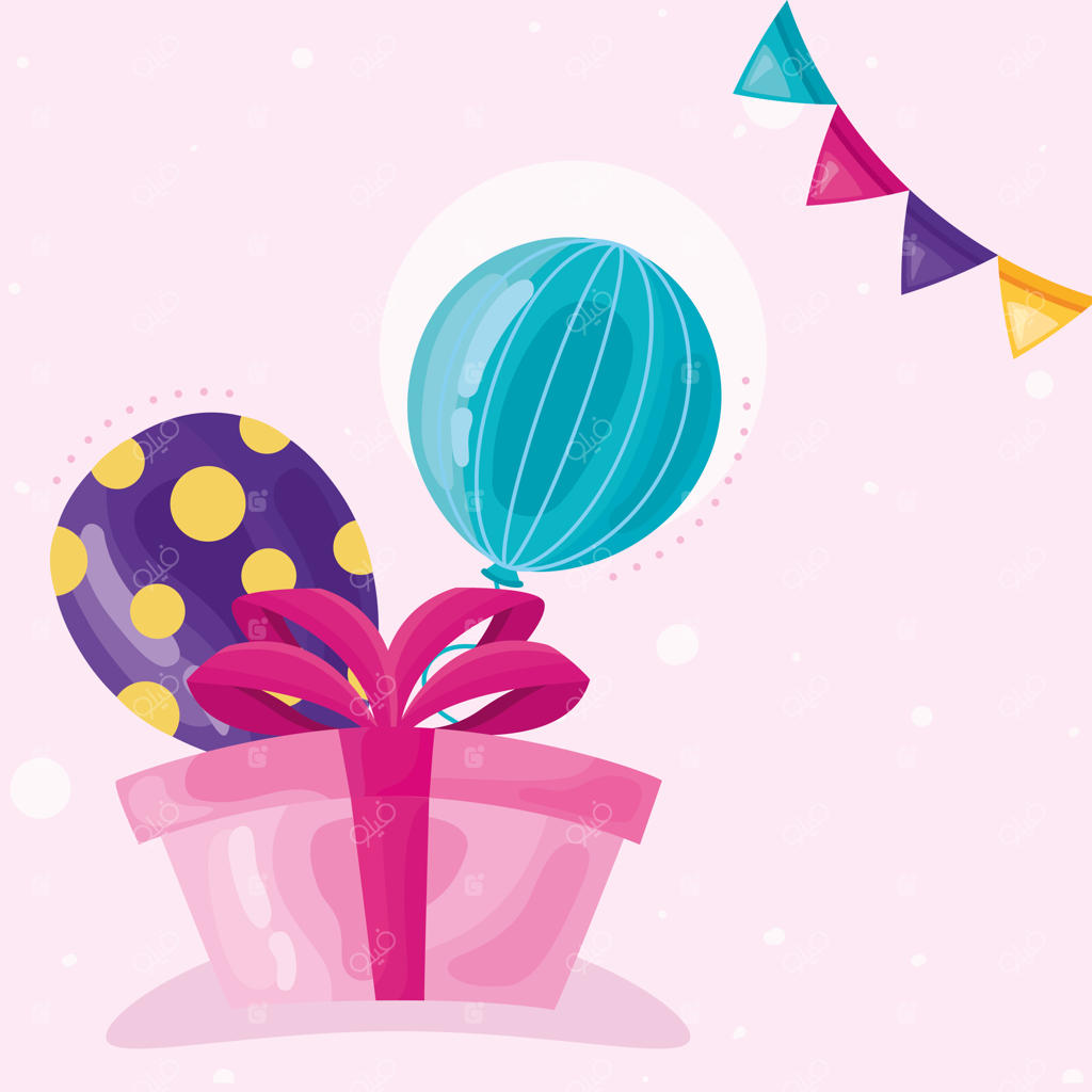 هدیه صورتی و زنجیرهای گل