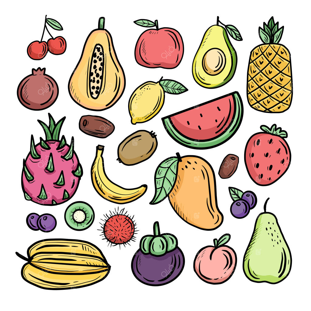 تصویری از میوه‌های استوایی