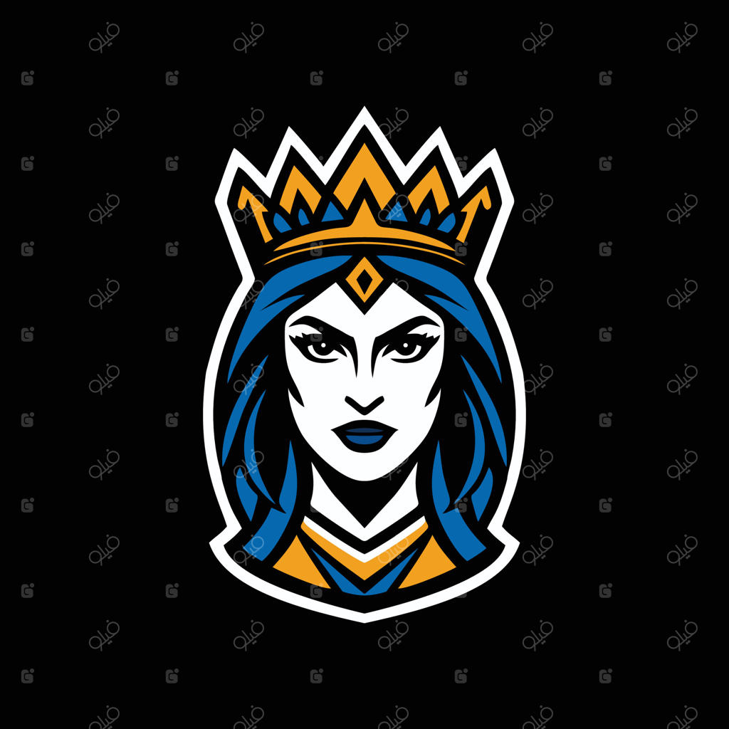 زنی با تاج بر سر