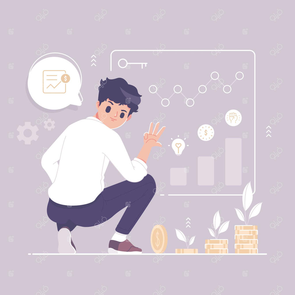 سرمایه‌گذاری در سهام با تصویرسازی شخصیت بیزنسمَن