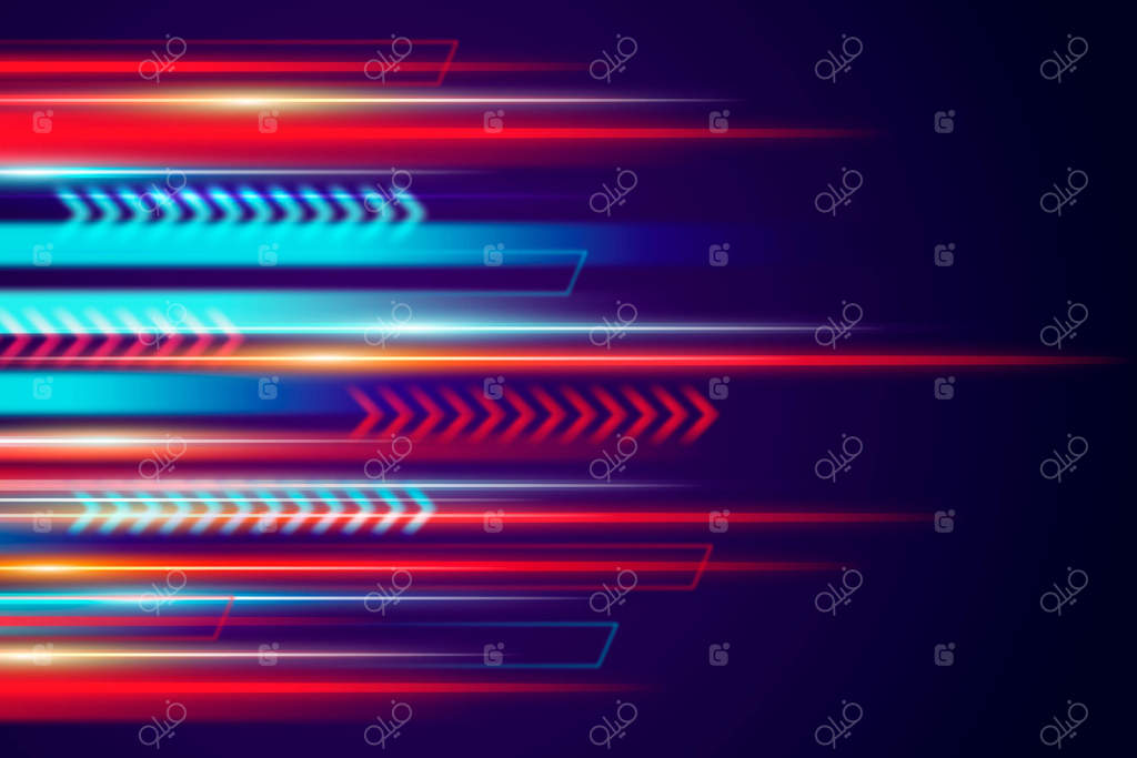 پس‌زمینه‌ای با حرکت تدریجی و سریع