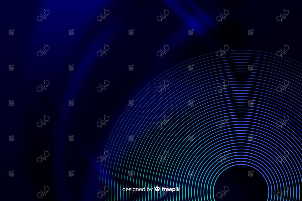 پس‌زمینه‌ای از خطوط نئونی انتزاعی