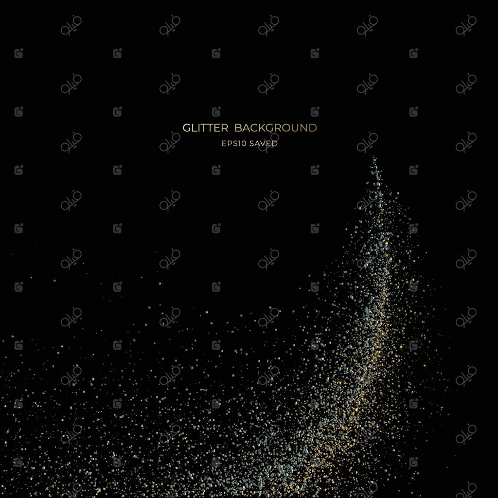 نور غبار طلایی، پس‌زمینه‌ای از درخشش