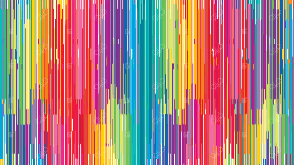 پس‌زمینه‌ای با خطوط رنگارنگ