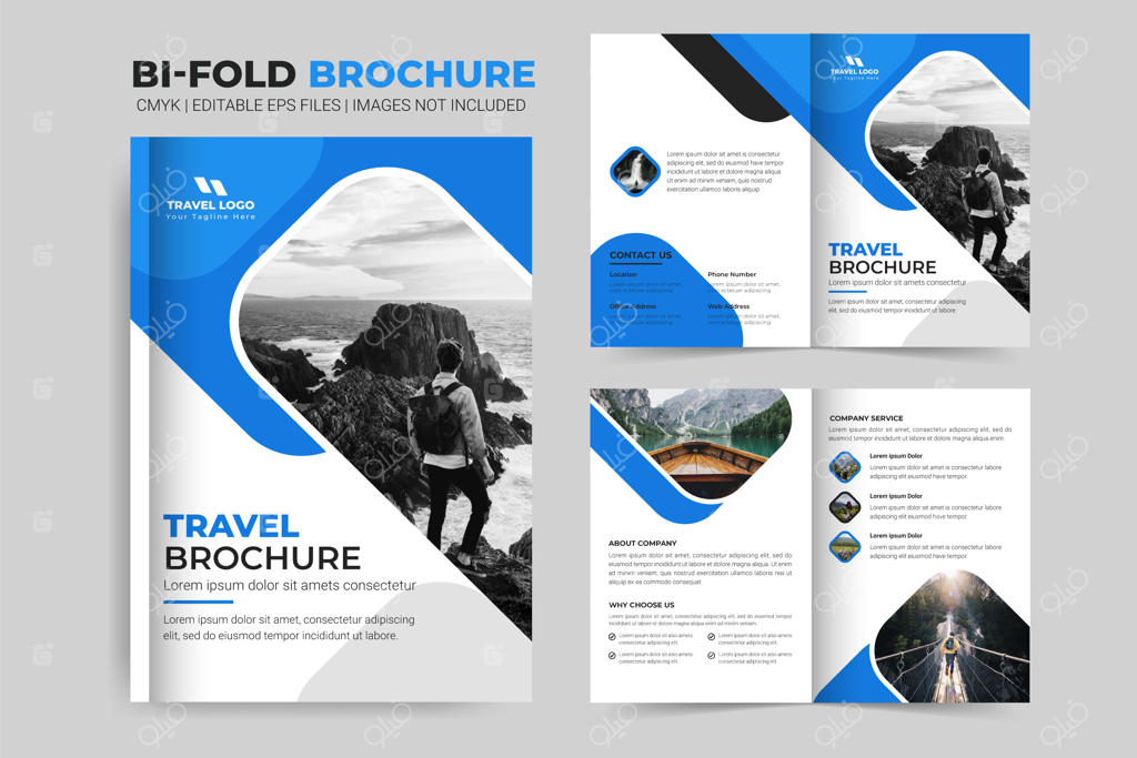 قالب بروشور دو‌لت مسافرتی و گردشگری