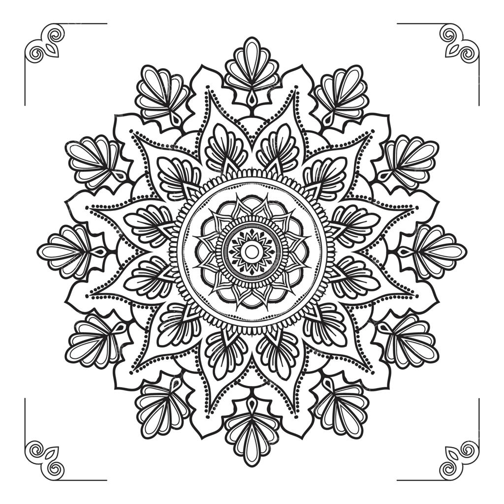 طراحی خلاقانه و مدرن الگوی ماندالا: پس‌زمینه لوکس و انتزاعی به سبک حرفه‌ای وکتور