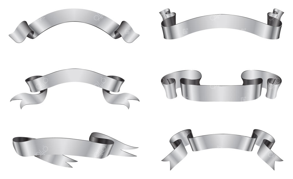 مجموعه نوارهای نواری نقره ای