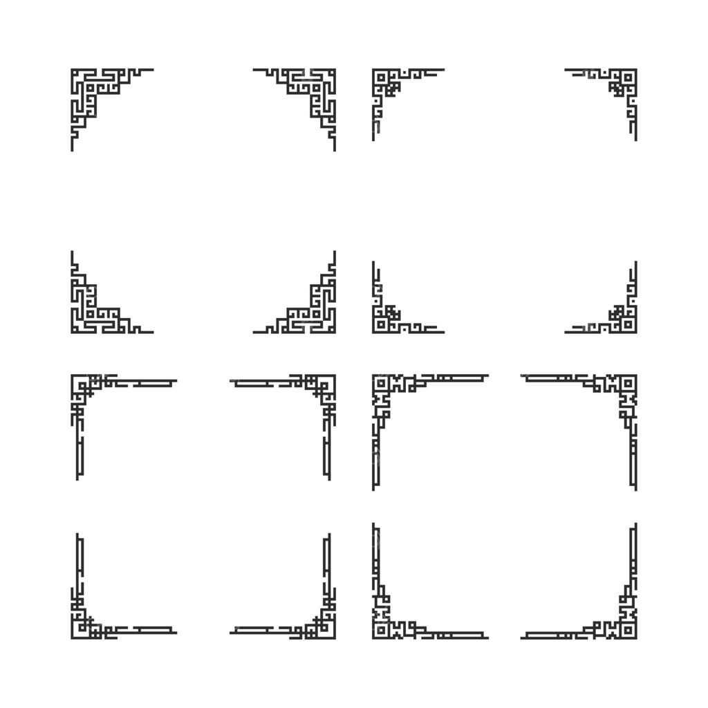 چهار قاب سفید که هرکدام شکلی و اندازه‌ای متفاوت دارند، همه به رنگ سیاه هستند و ظاهری ساده و مینیمالیستی دارند. قاب‌ها در قالبی شبکه‌ای چیده شده‌اند و هر کدام به‌طور جزئی با قاب مجاور خود همپوشانی دارند.