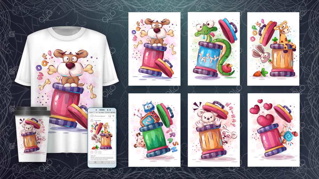 شخصیت کارتونی: حیوان زیبا در زباله