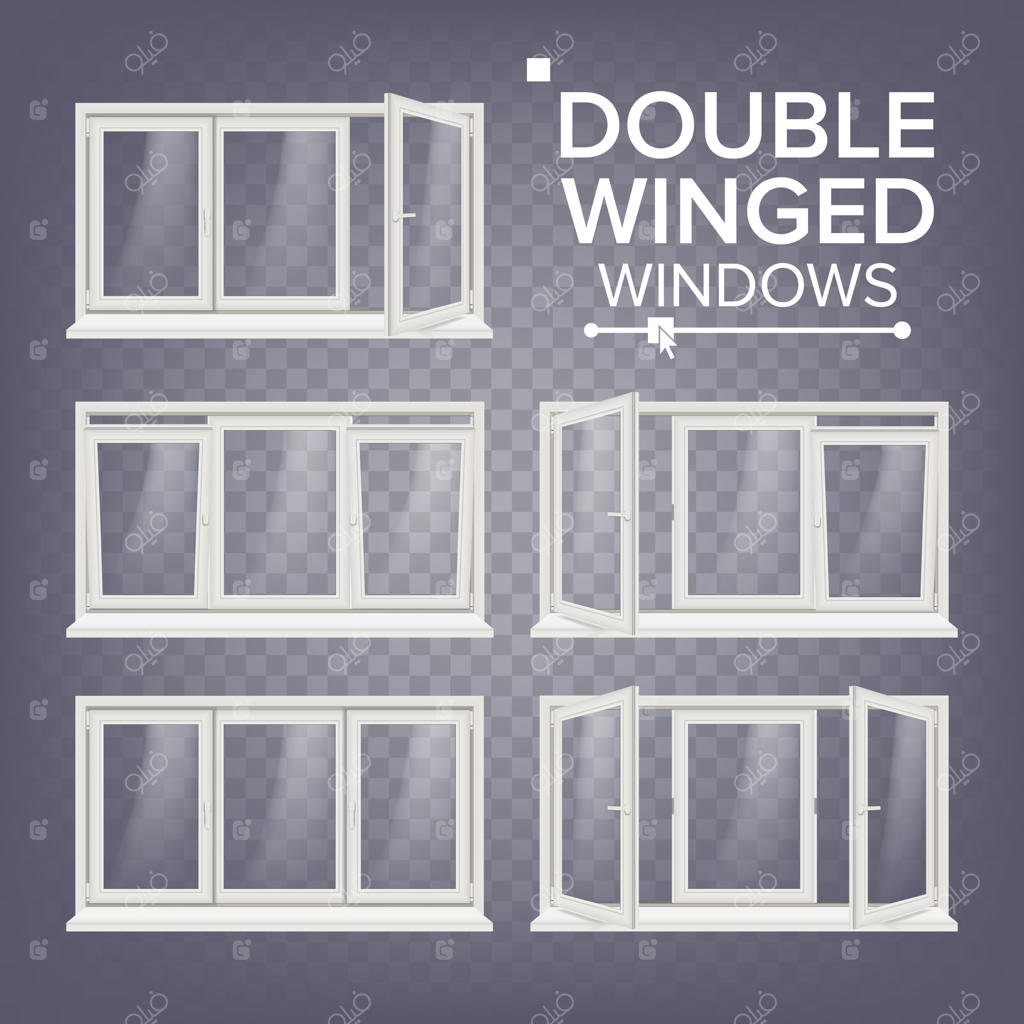 وکتور پنجره پلاستیکی