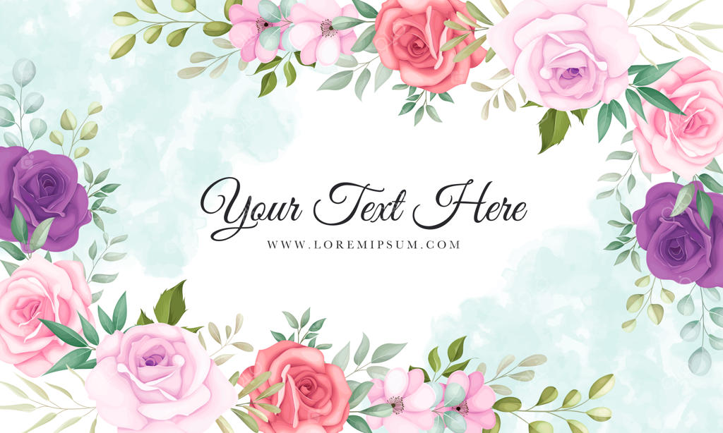 پترن پس‌زمینه گل‌دار شیک