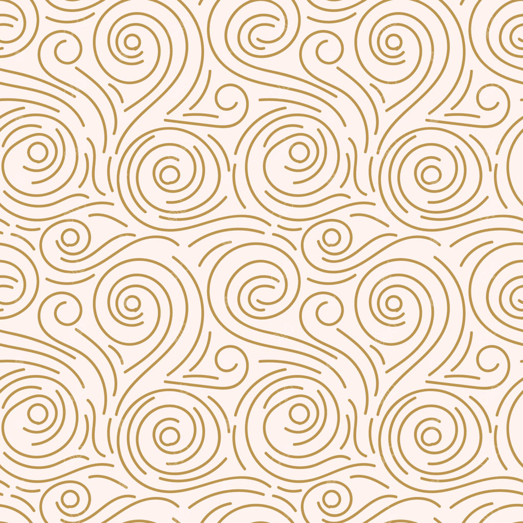 الگوی یکپارچه خطوط موج‌دار و گیج‌کننده در نقاشی دستی抽象. زمینه‌ای پرپیچ و خم و شلوغ.