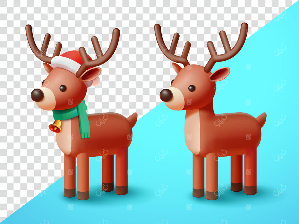 آهو بامزه سه‌بعدی: مناسب برای رویدادها و طرح‌های طراحی