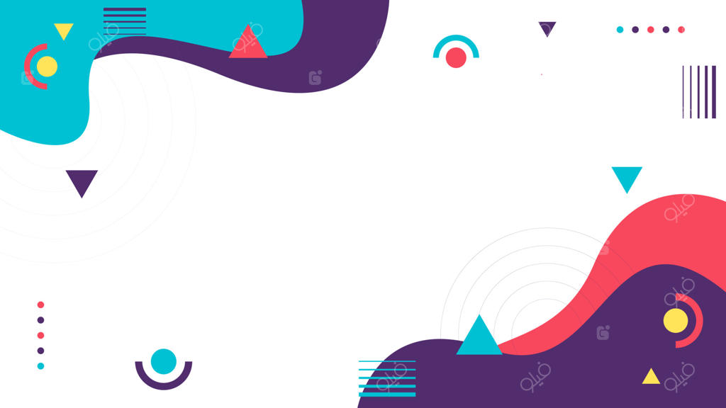 پس‌زمینه هندسی با رنگ‌های نوستالژیک