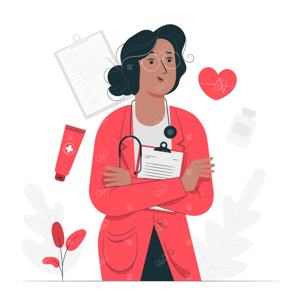 تصویر مفهومی از پزشک