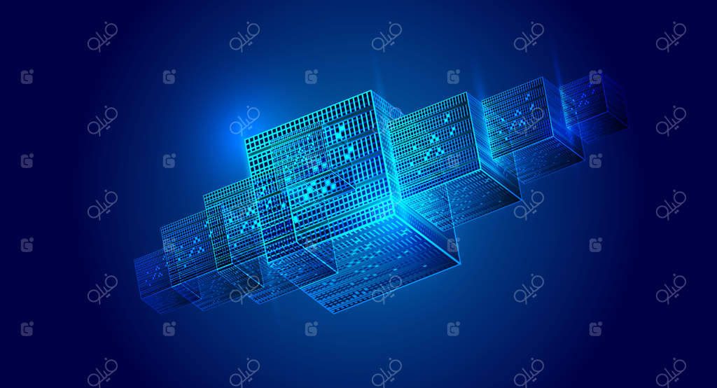 مکعب‌های متصل و خطوط پراکنده