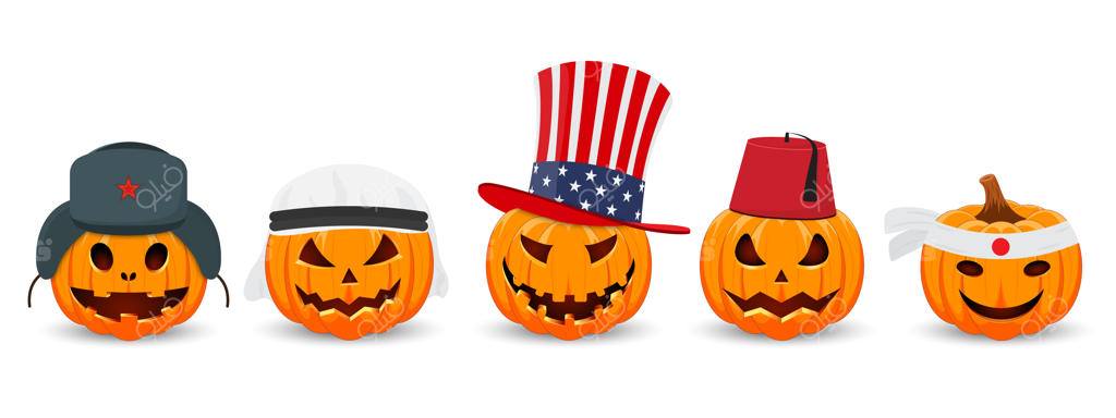 کدو حلوایی بر زمینه سفید