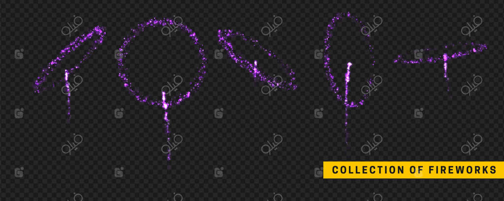 نورپردازی آتش‌بازی: انفجارها و افکت‌های نوری در طراحی واقع‌گرایانه، تصویرسازی وکتور