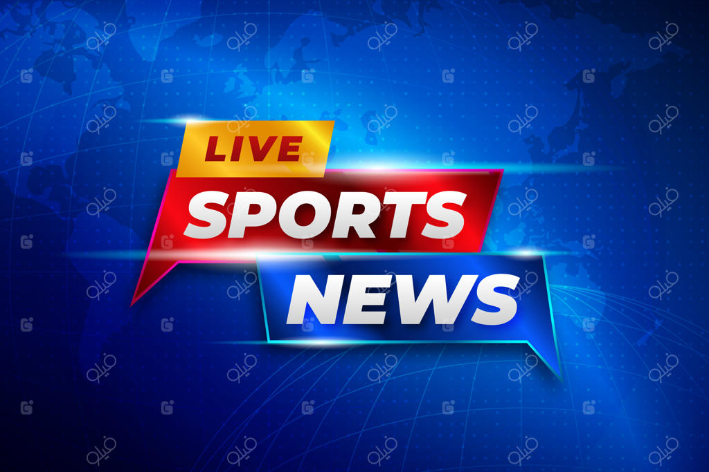 پس‌زمینه اخبار ورزشی با گرادیانت رنگی