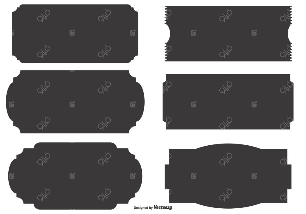 اشکال برداری برچسب‌ها