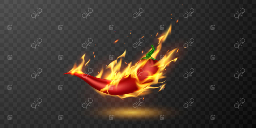 فلفل چیلی تند و آتشین