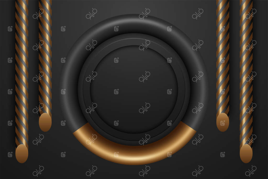 پس‌زمینه سیاه و لوکس با گرادیان پریمیوم و انتزاعی