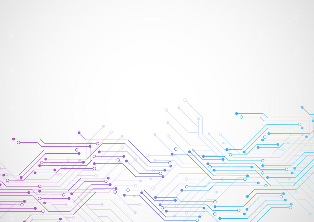 پس‌زمینه انتزاعی با بافت برد مدار الکترونیکی