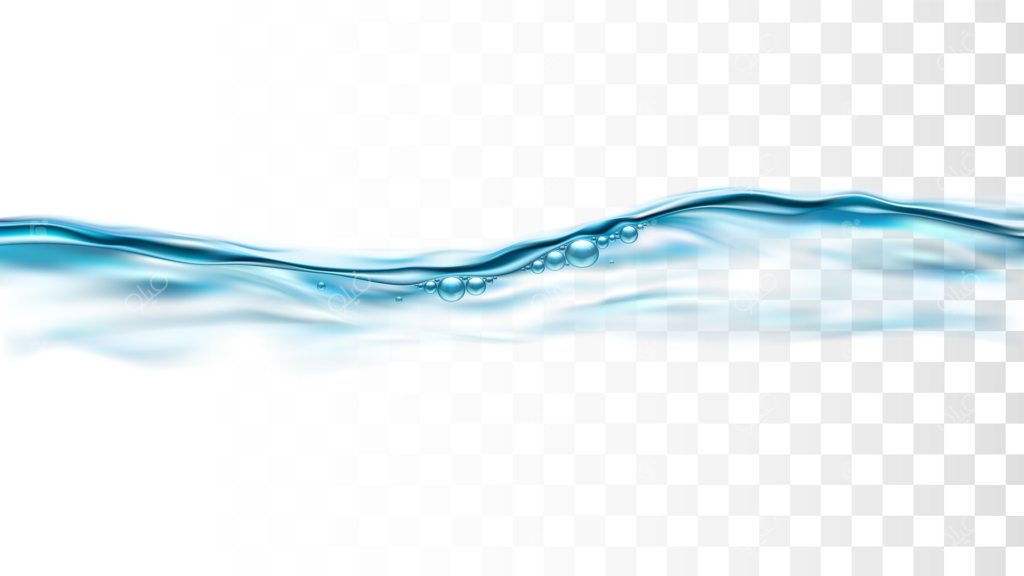 وکتور پاشش و موج آب آکواریوم یا دریا؛ آب زلال و دنیای زیر آب برای شنای ماهی، قالب مایع شفاف و طبیعی با تصویرسازی سه بعدی واقع‌گرایانه
