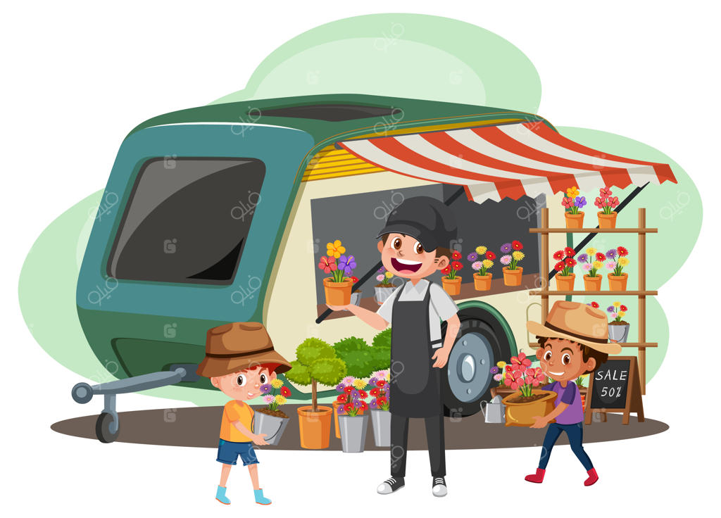 مفهوم بازار دست‌دوم فروشی با فروش کالا از صندوق عقب ماشین