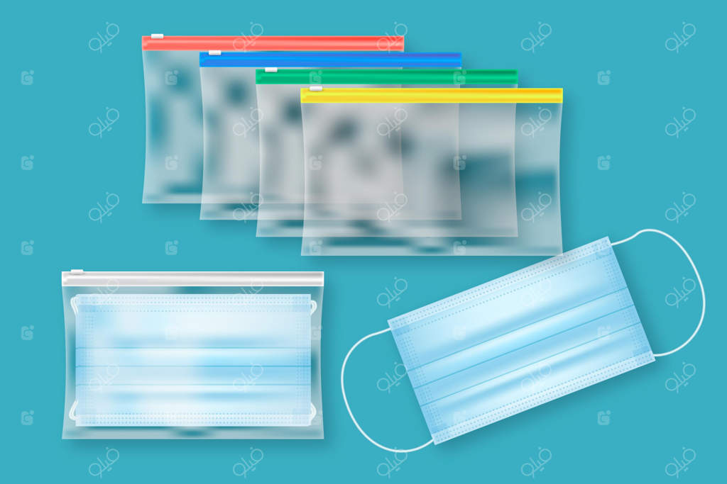 مجموعه محفظه‌های نگهداری ماسک صورت واقع‌گرایانه