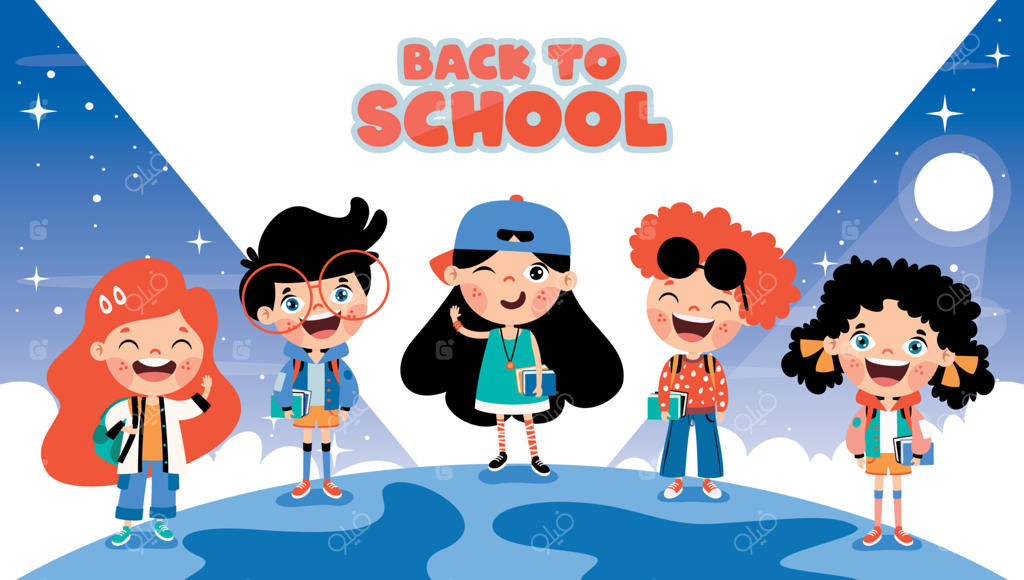 مفهوم آموزش با دانش‌آموزان کارتونی