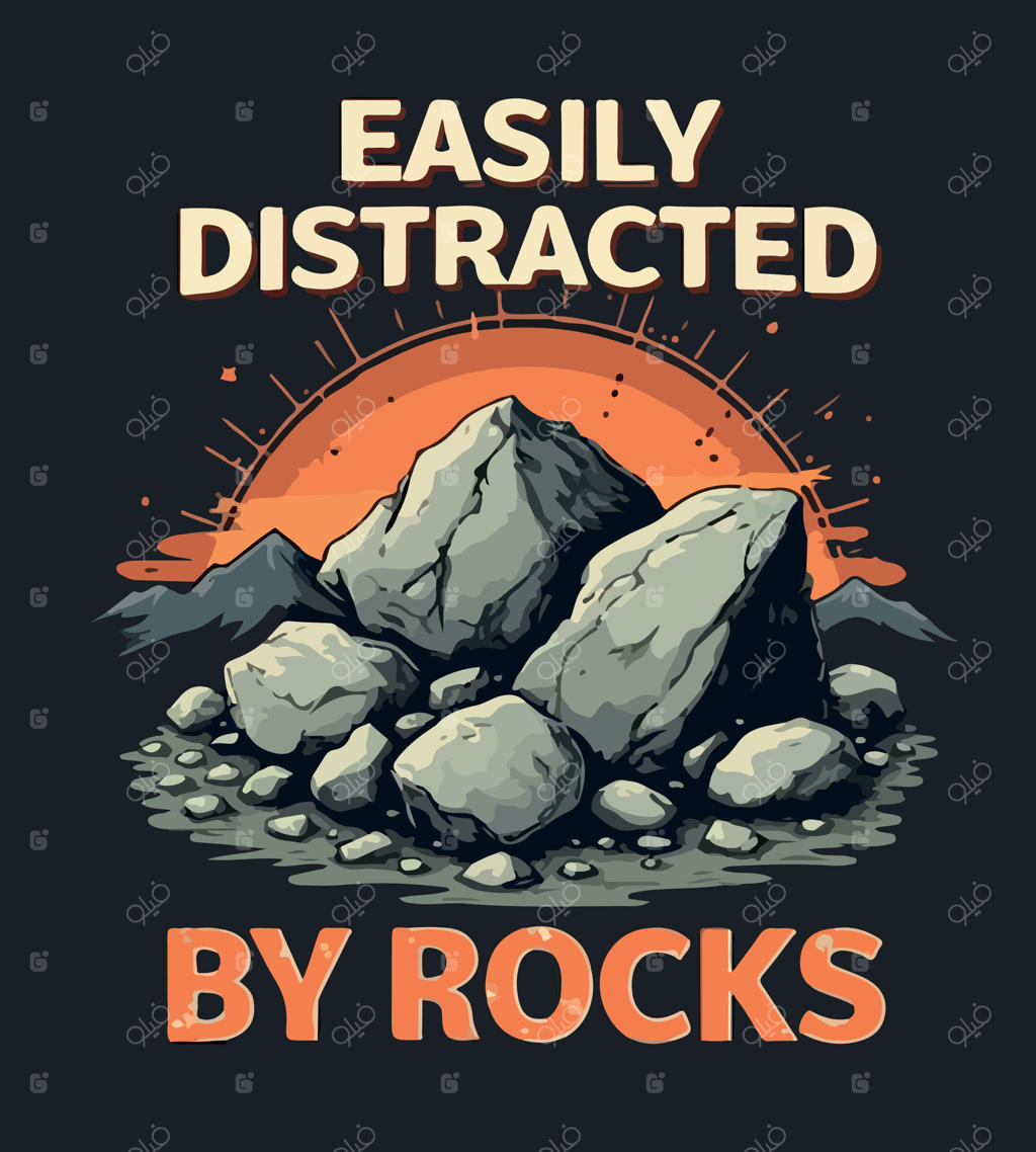 تابش نور غروب بر روی صخره‌ای در میان سنگ‌ها