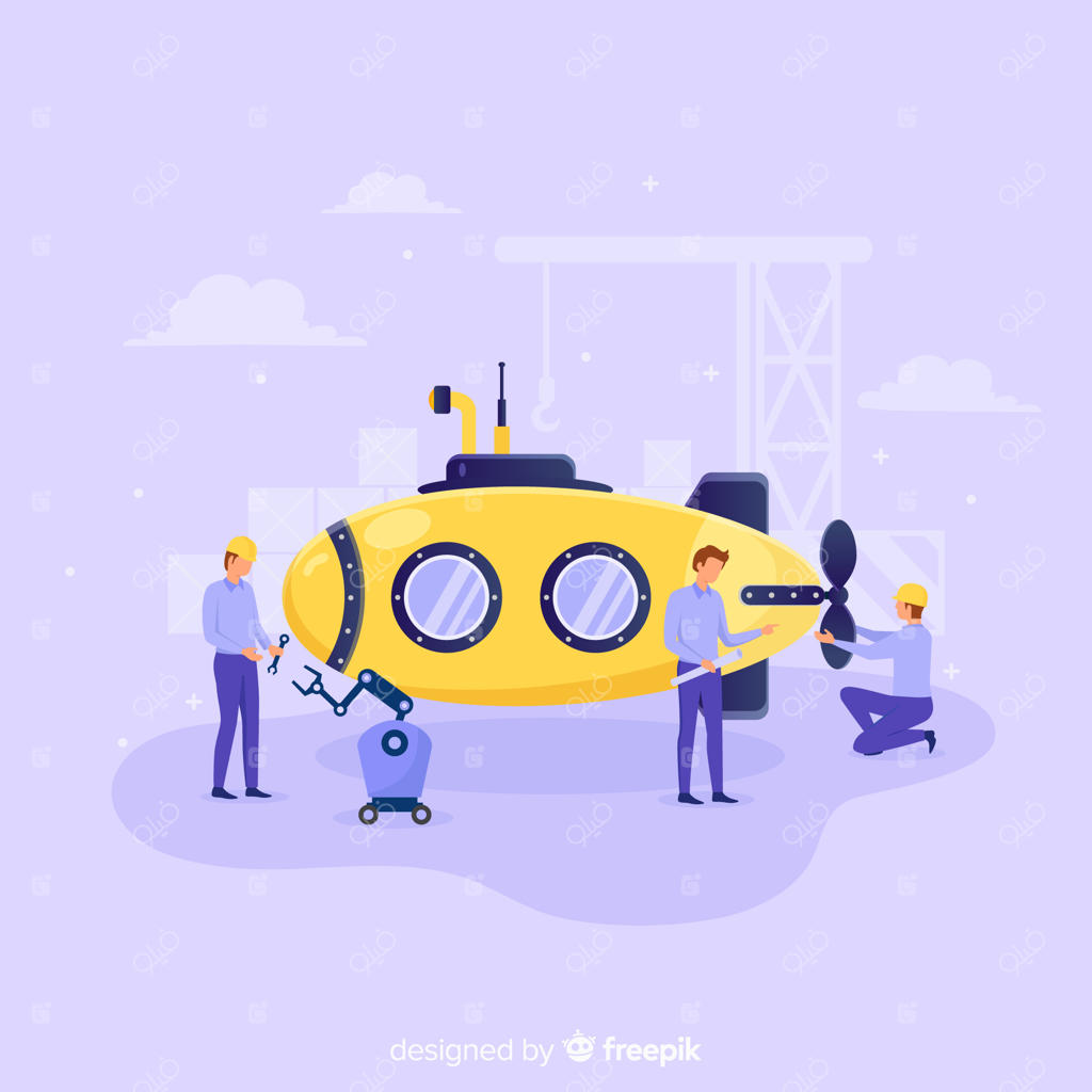 زمینه مهندسی دریایی ساده